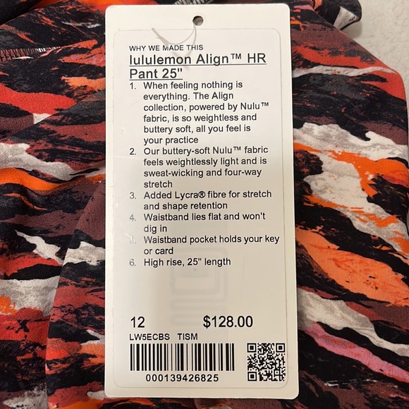 Nwt - lululemon align hr pant 25” - Picture 4 of 5